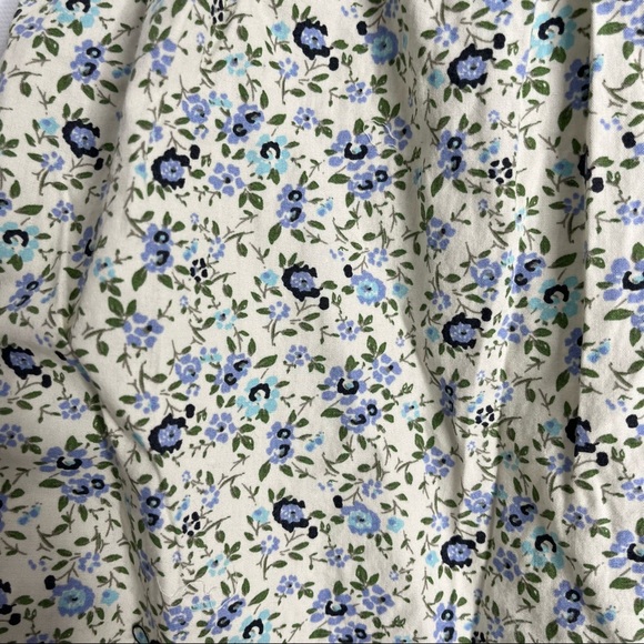 NWT Free People Boho Floral Crossback Button Mini Dress Size Medium - Picture 15 of 16